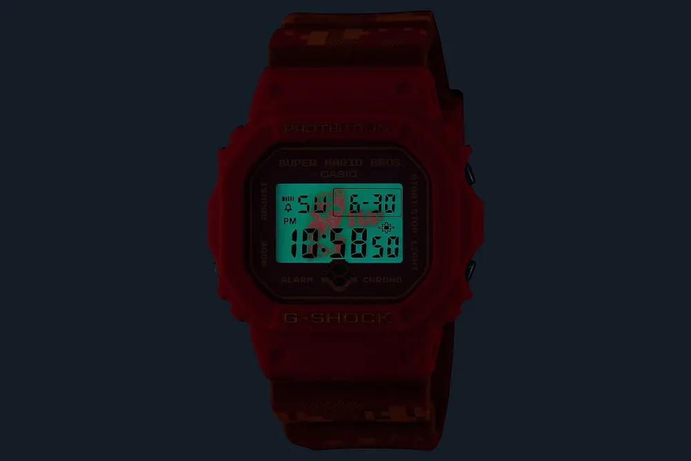 Mario G-Shock light
