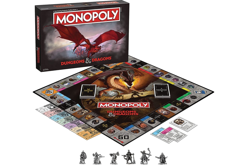 Monopoly obtient un ensemble Donjons & Dragons