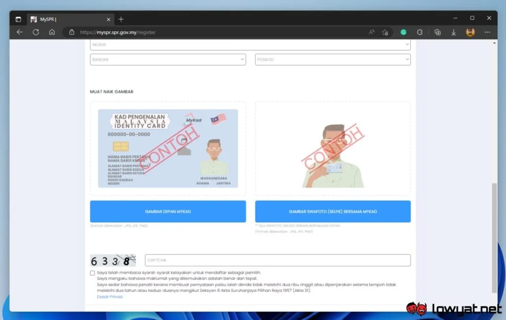 MySPR Online System