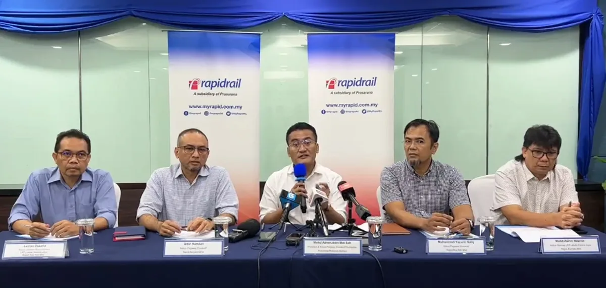 prasarana rapid kl my50 lrt disruption upgrade