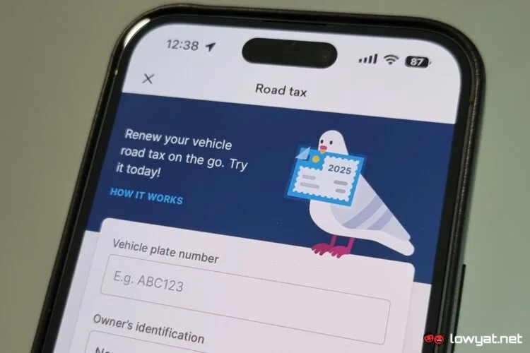 Setel Road Tax Renewal