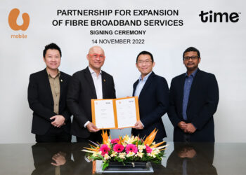 u mobile partnership time home fibre broadband