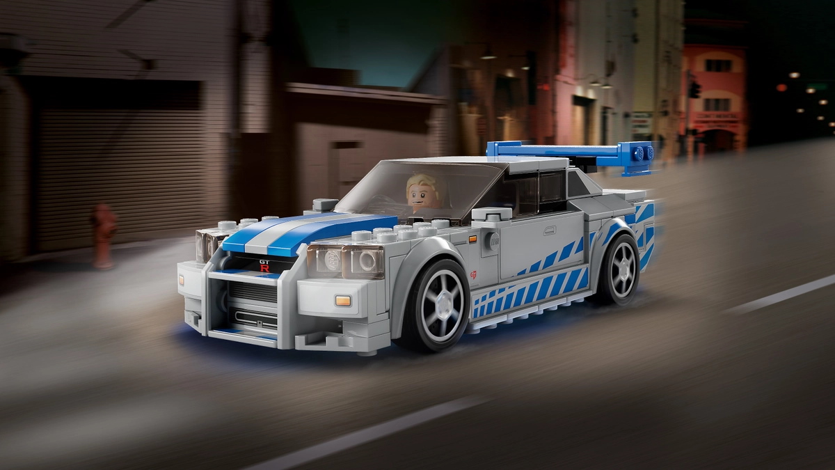 2 Fast 2 Furious Nissan Skyline GT-R R34 Receives LEGO Speed