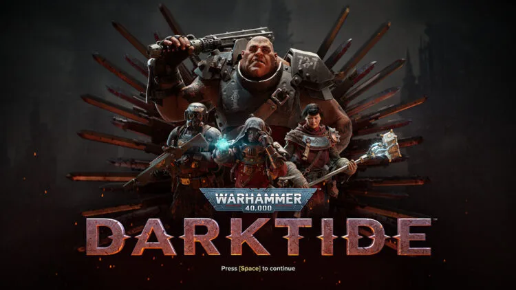 Darktide splash screen