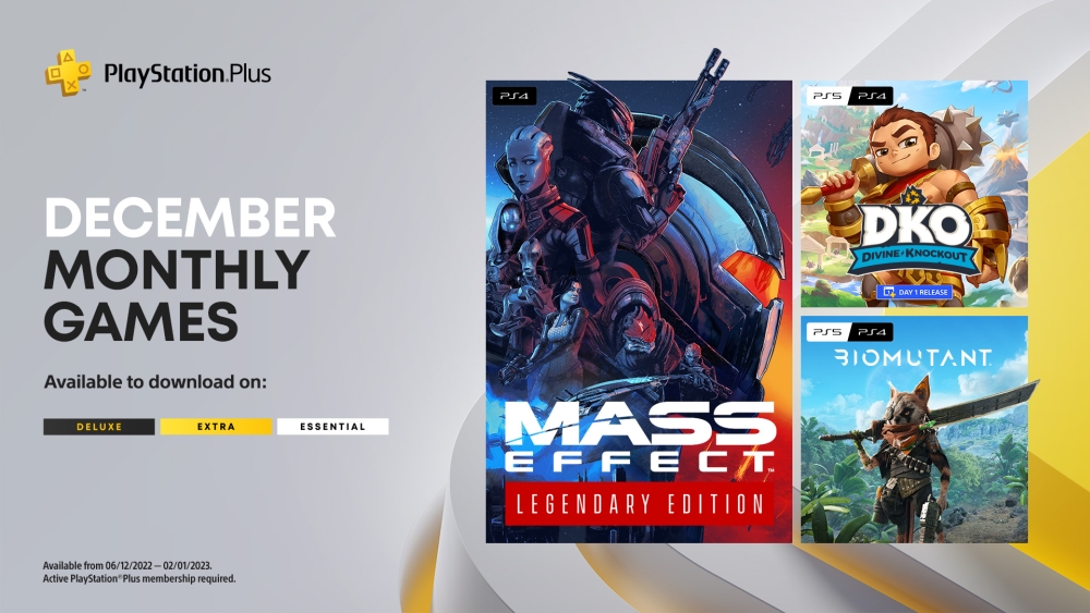 Mass Effect Legendary Edition Headlines PS Plus Free Games For December  2022 