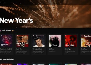 Spotify New Year's Hub