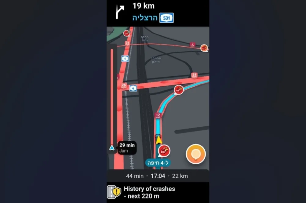 Waze beta history of crashes