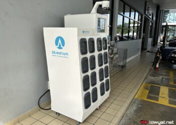 Blueshark Battery Swapping Station - Petronas Batu 3 Federal Highway