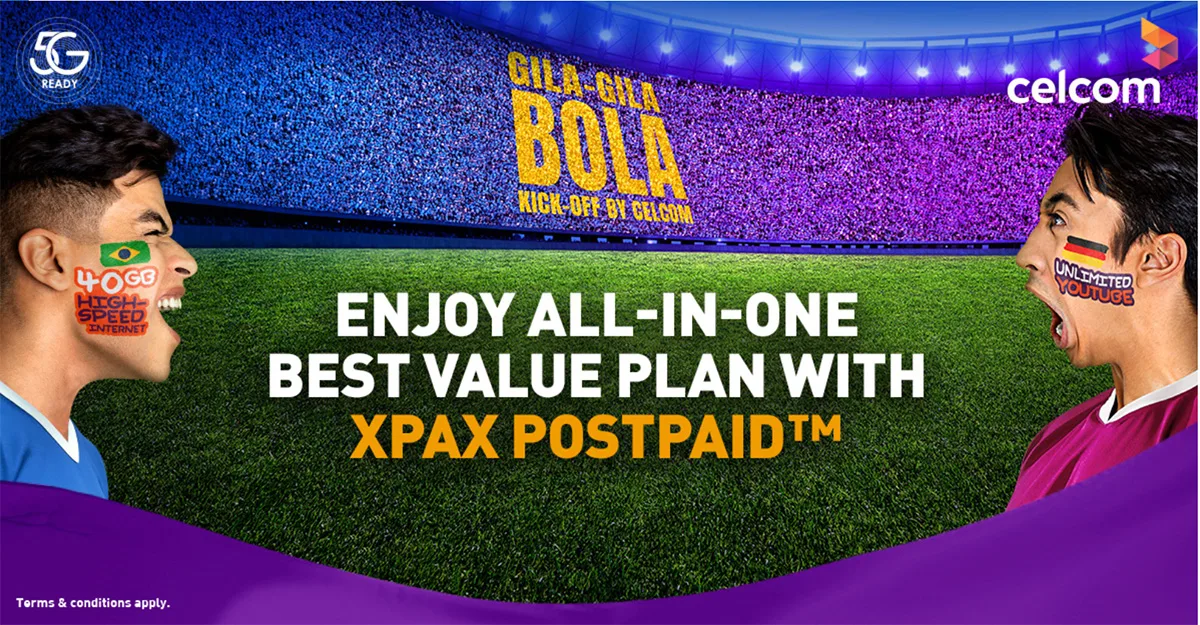 celcom 5g football season mega plans 5g