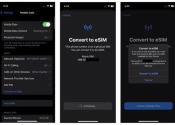 Maxis iPhone eSIM Quick Transfer