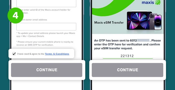 Maxis iPhone eSIM Quick Transfer