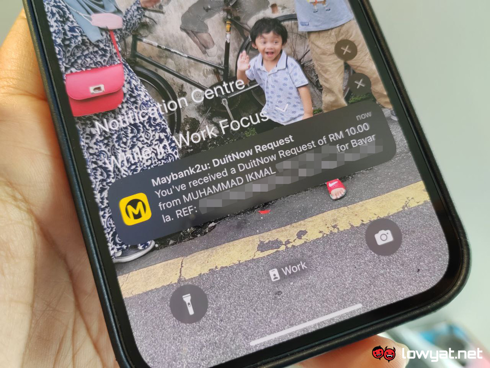 maybank mae duitnow request