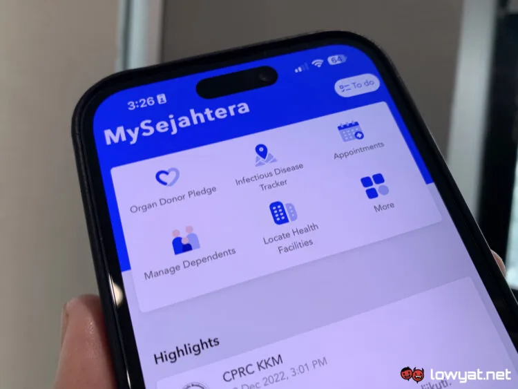 mysejahtera klinik kesihatan appointments