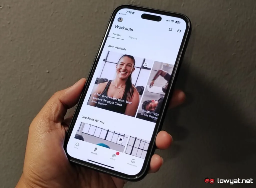 Nike Training Club for iOS - Dec 2022