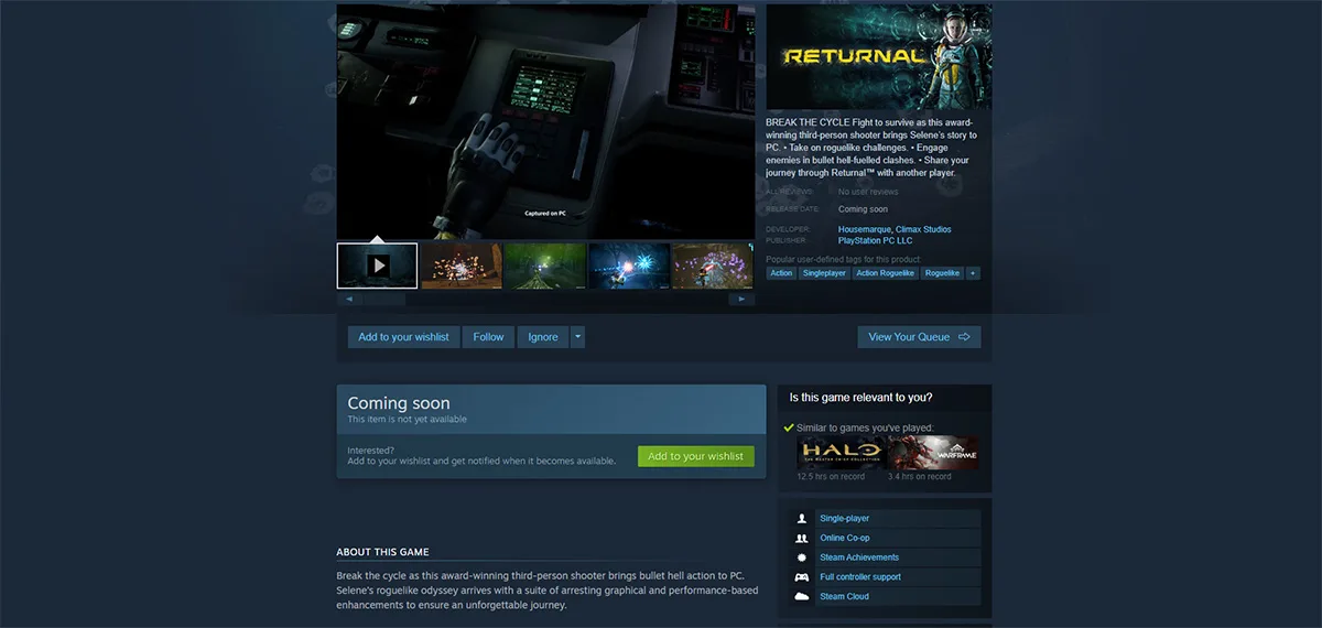 returnal last of us part 1 sony playstation pc confirmed