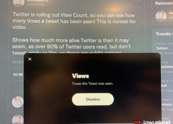 twitter view count views