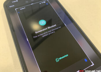 whatsapp view once screenshot blocking