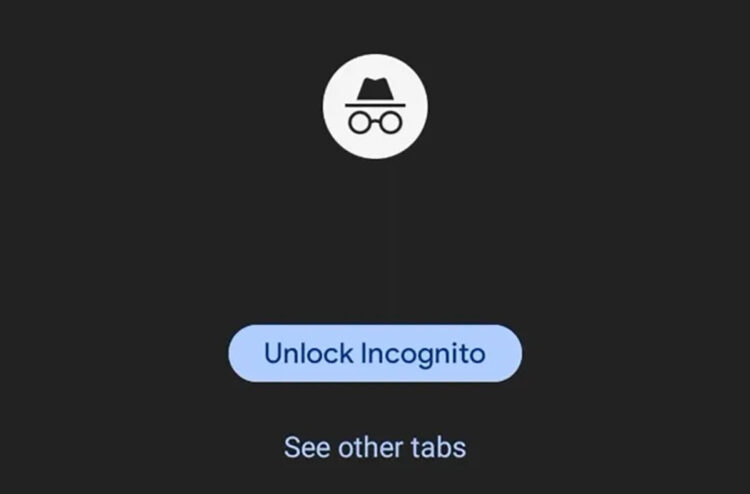 Google Chrome Incognito Lock feature Android iOS
