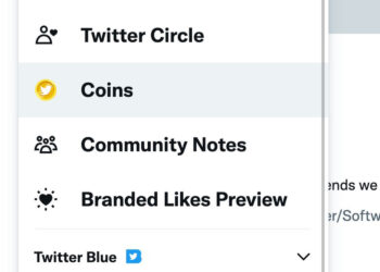 twitter coins awards tips
