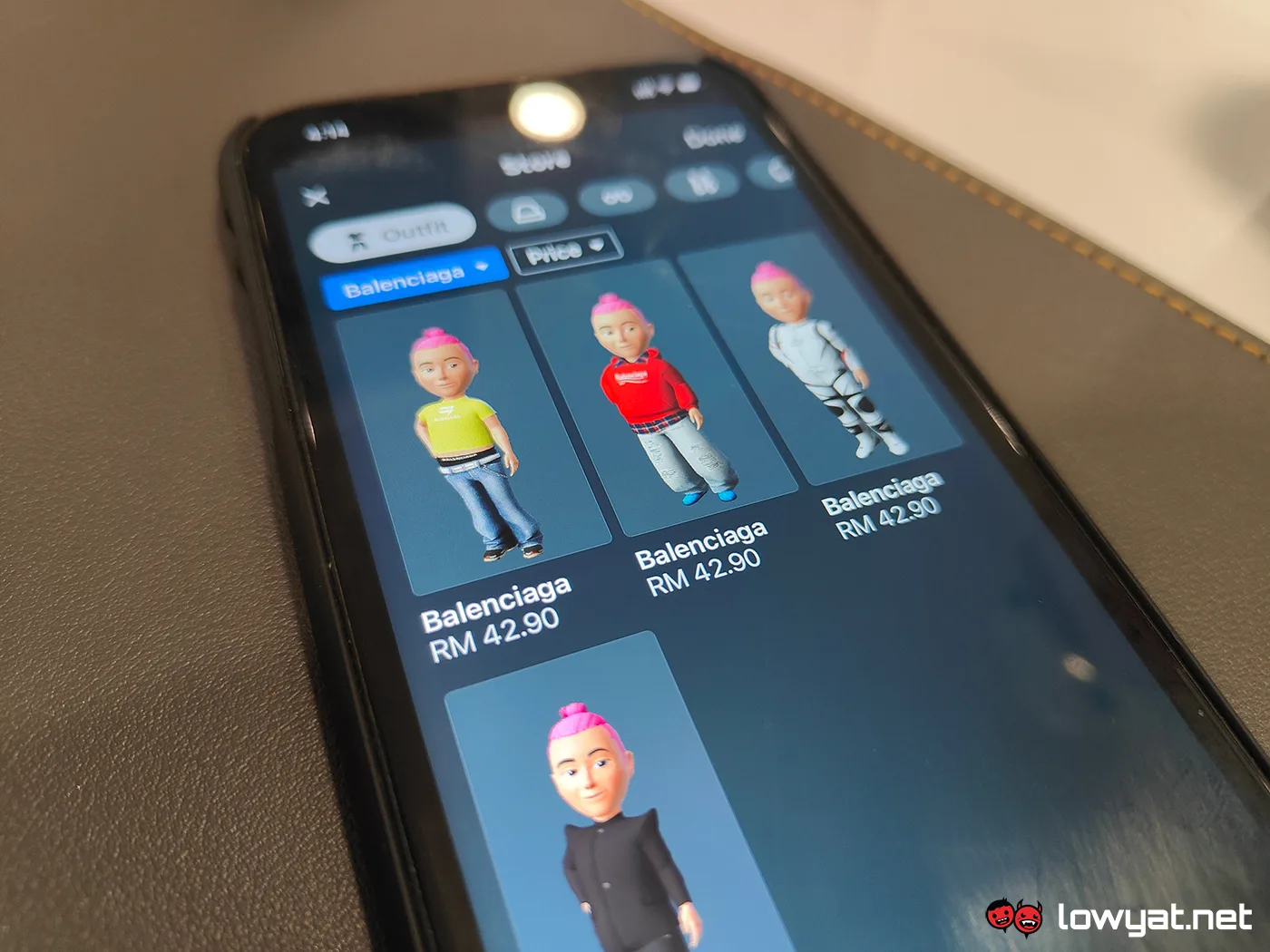 meta avatars store