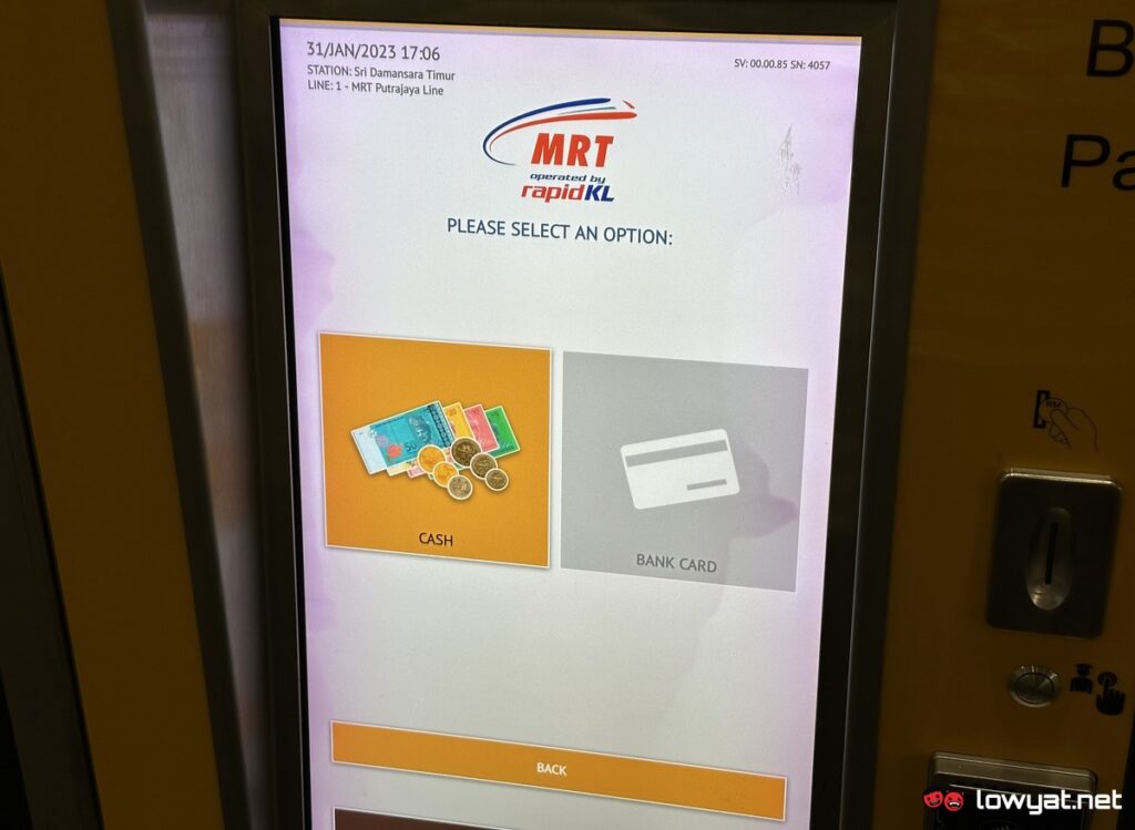 MRT Putrajaya Line - Apple Watch - Apple Pay - Jan 2023