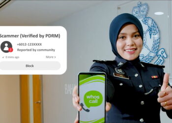 PDRM Whoscall Collabration
