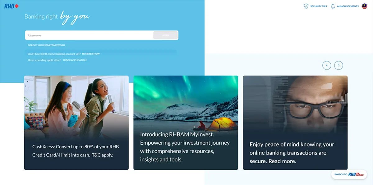 rhb now migration online banking platform bank