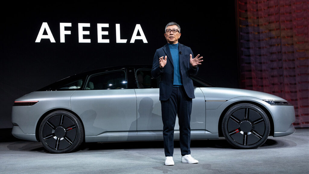 Sony-Honda EV Brand Officially Known As Afeela; New Prototype Sedan
