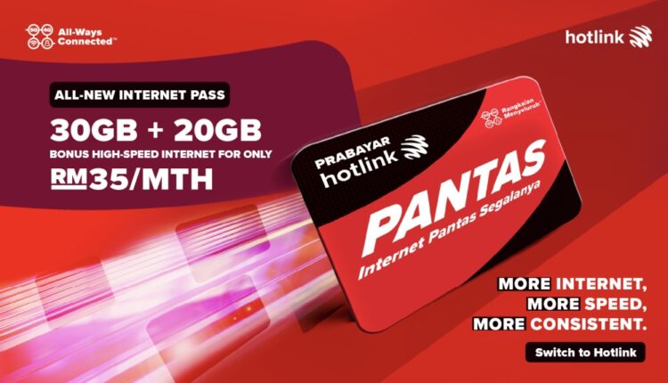 Hotlink Prepaid Pantas pass