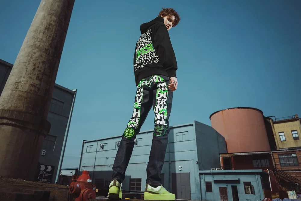 Razer Evisu jeans + hoodie