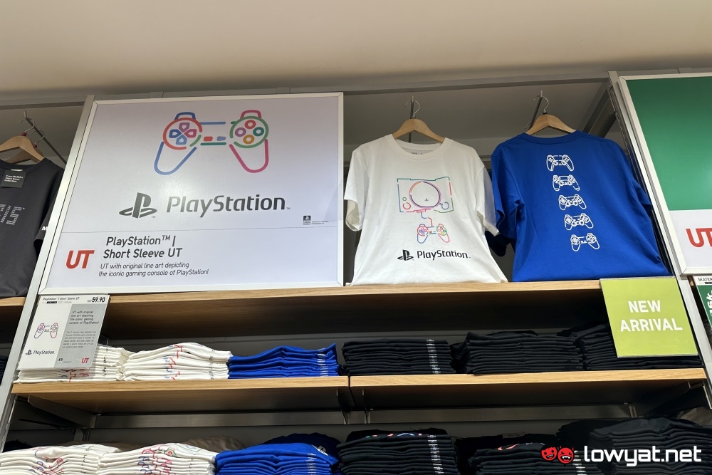Sony PlayStation Uniqlo T 恤在大马售价 RM59.90