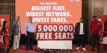 airasia five million free seats