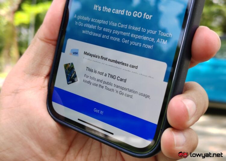 TNG eWallet Visa - This Is Not TNG Card