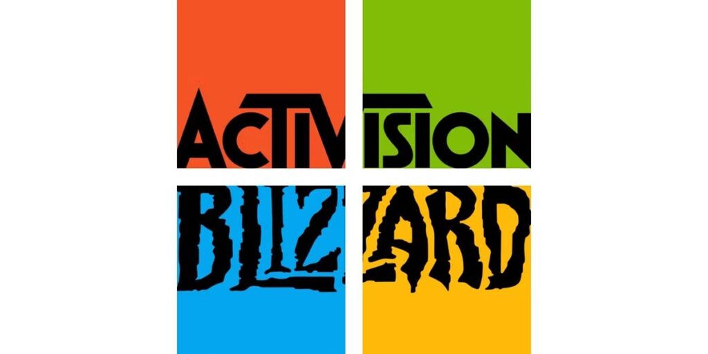 Activision Blizzard Microsoft logo Gamerant