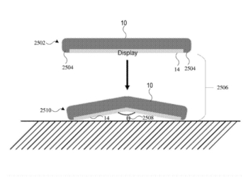 Apple patent auto folding