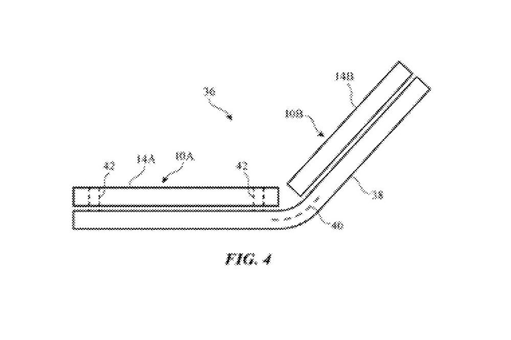 Apple patent auto folding separate screens