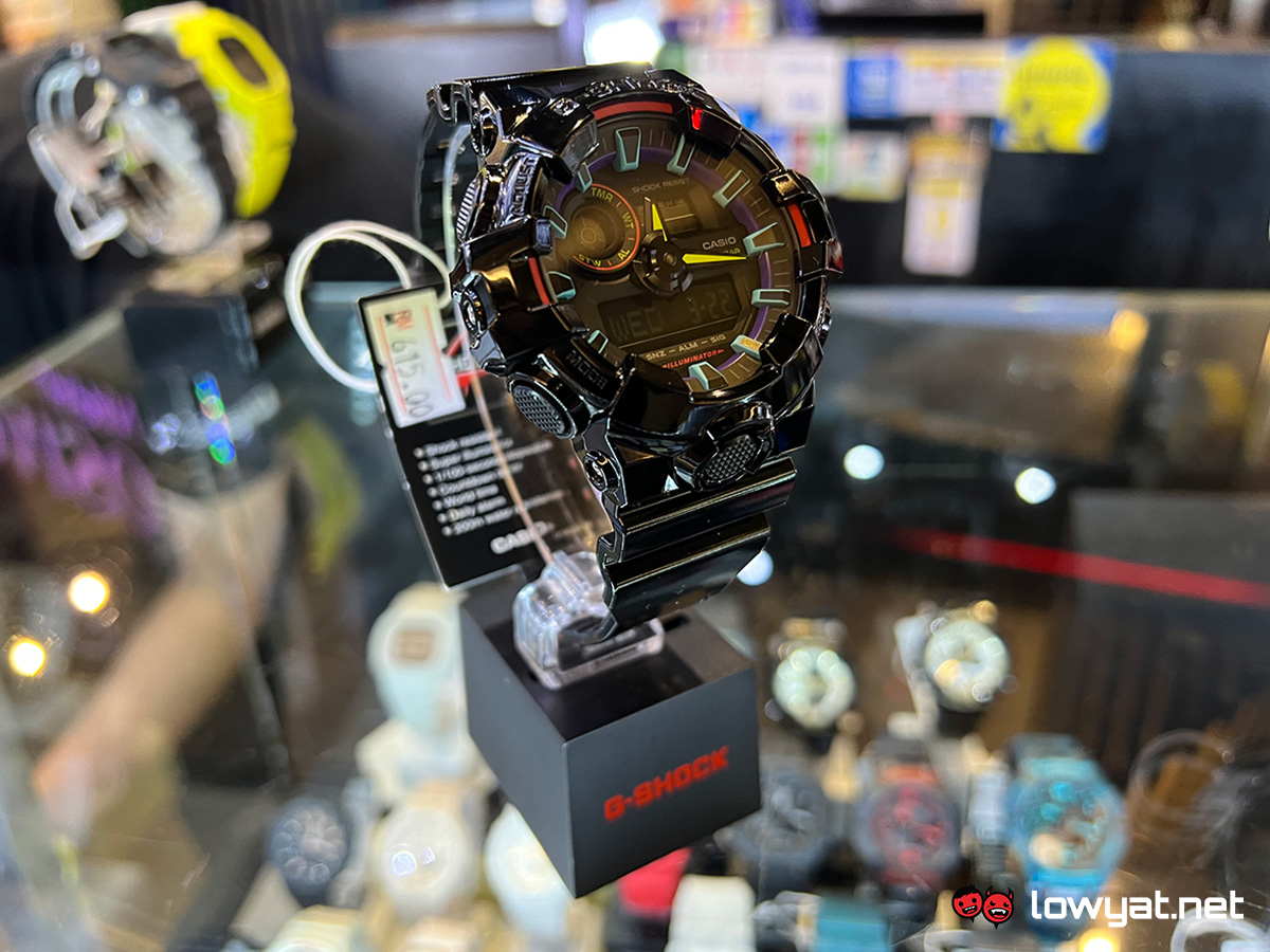 Casio G-Shock Virtual Rainbow series in-store available Malaysia