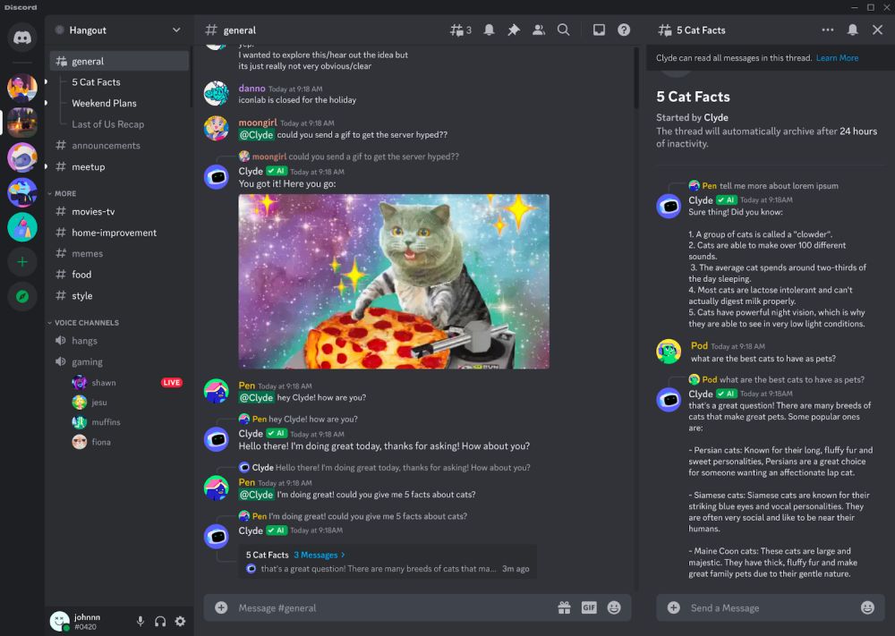 Discord AI Clyde