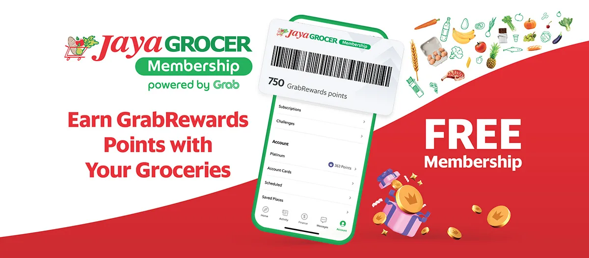 Jaya Grocer Grab membership programme