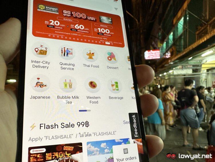 airasia food queuing service bangkok