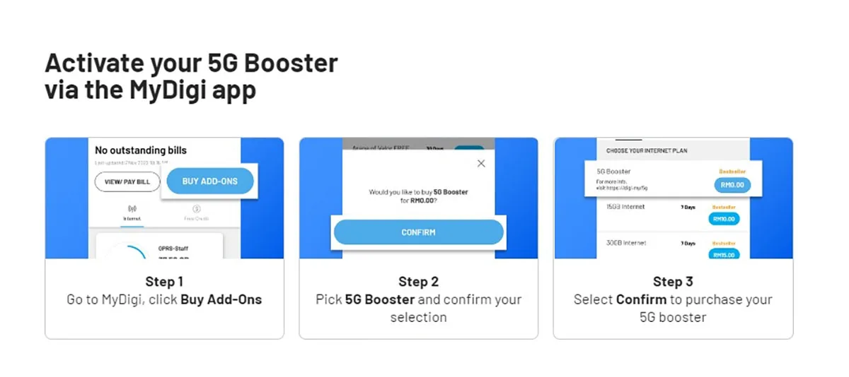 digi 5g free trial access booster