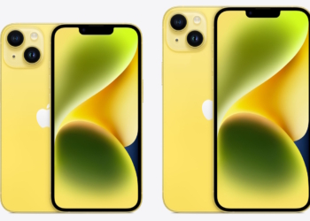 iPhone 14 yellow.