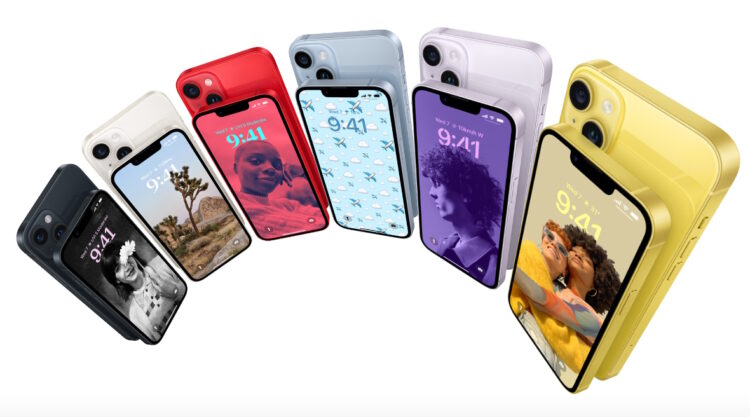 Apple iPhone 14 Colours - March 2023