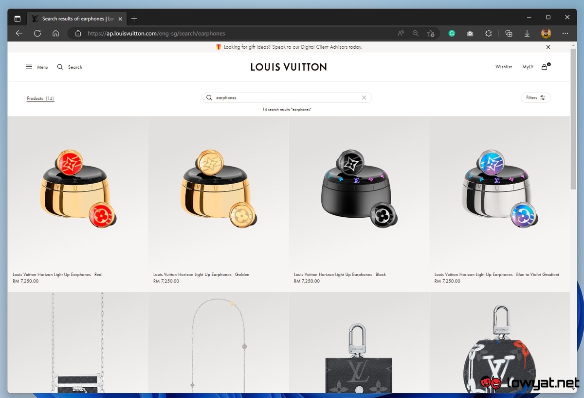 Louis Vuitton Horizon Light Up Earphones - Black
