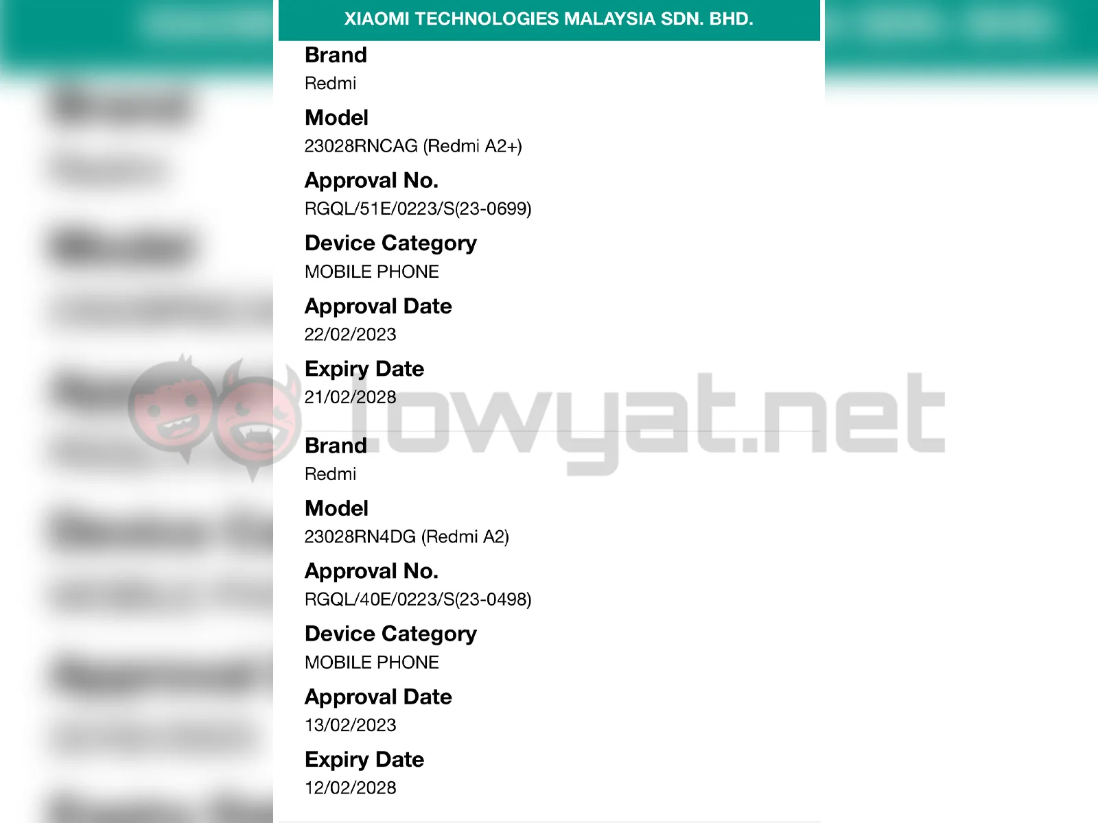 redmi a2 plus sirim