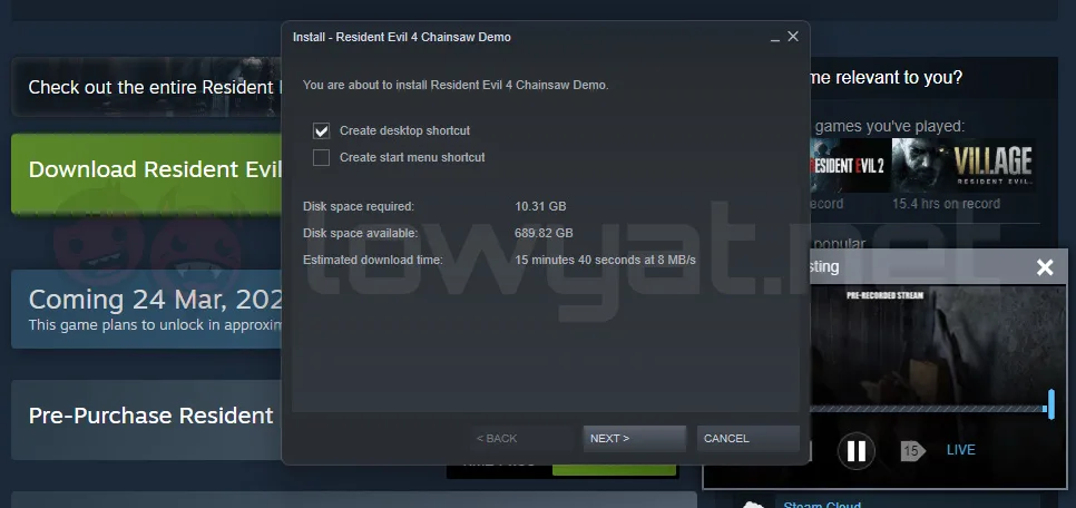 resident evil 4 chainsaw demo capcom
