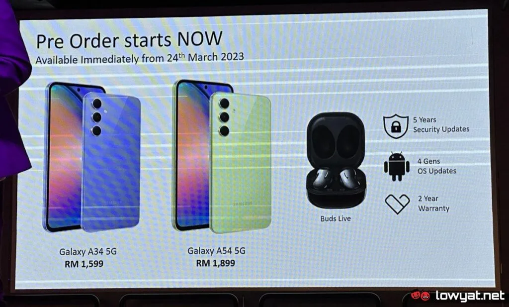 Samsung Galaxy A54 5G / A34 5G Malaysian Launch
