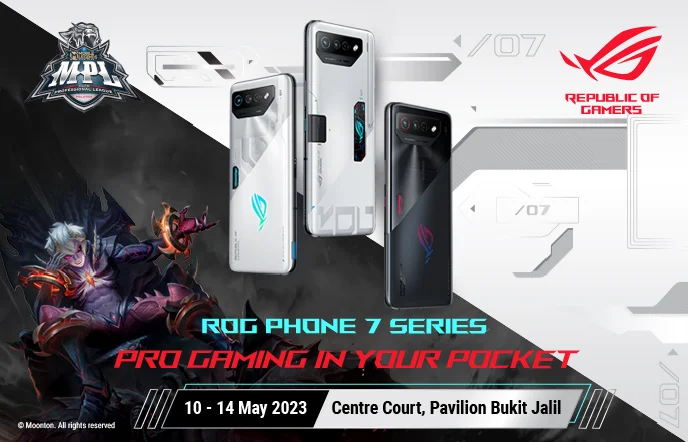 ASUS Malaysia Akan Meluncurkan ROG Phone 7 Pada 10 Mei Dengan Pameran Lima Hari