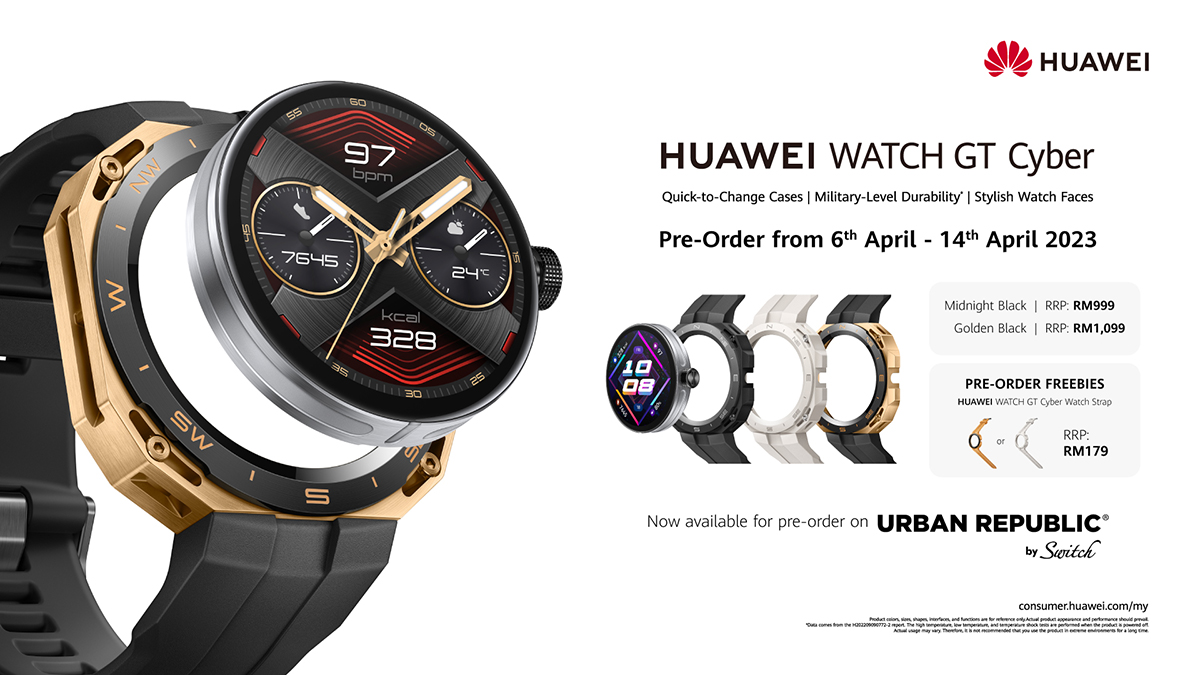 Huawei Watch GT Cyber pre-order Malaysia price