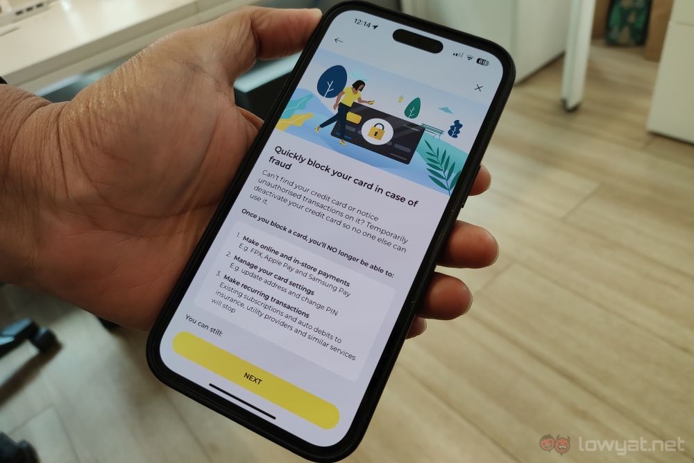 Maybank kill switch cards